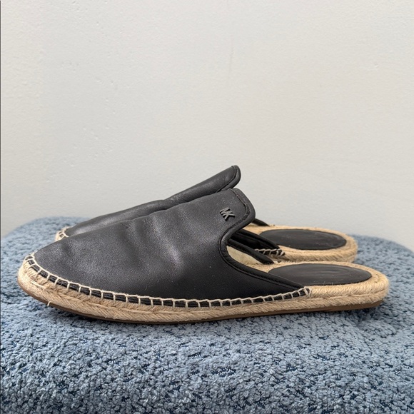Michael Kors Black Leather Mules - Picture 3 of 9